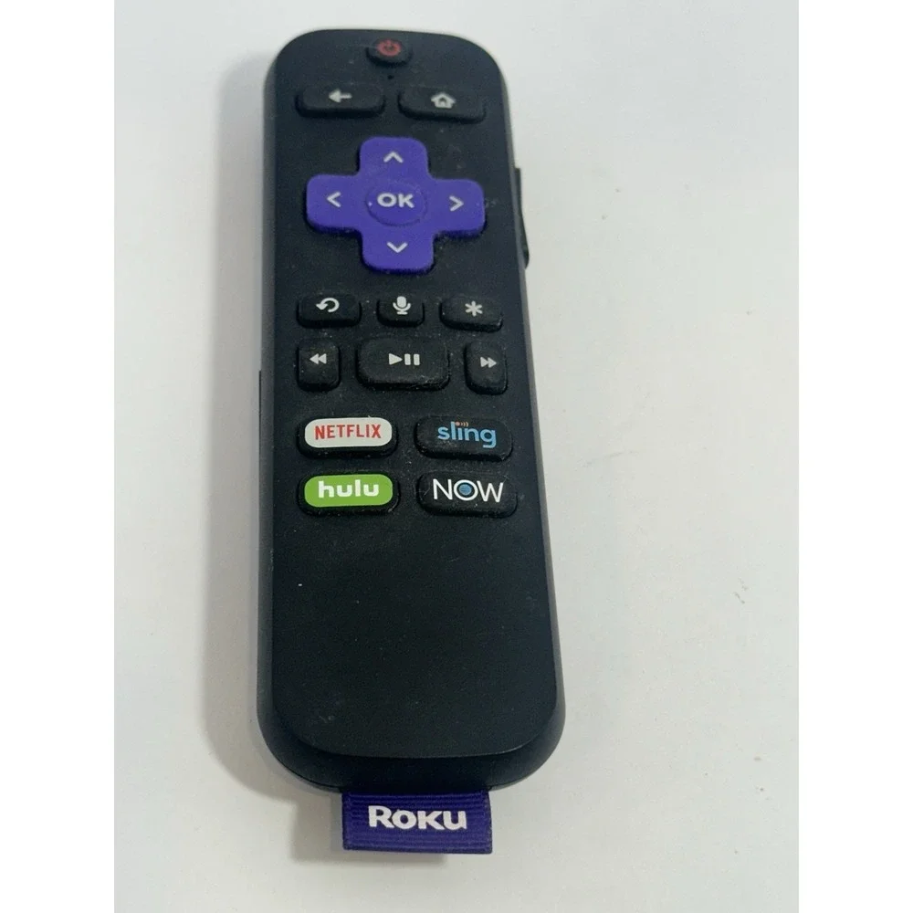Roku Streaming Remote with Netflix, HULU, SLING, NOW Keys OEM Very Good Condit